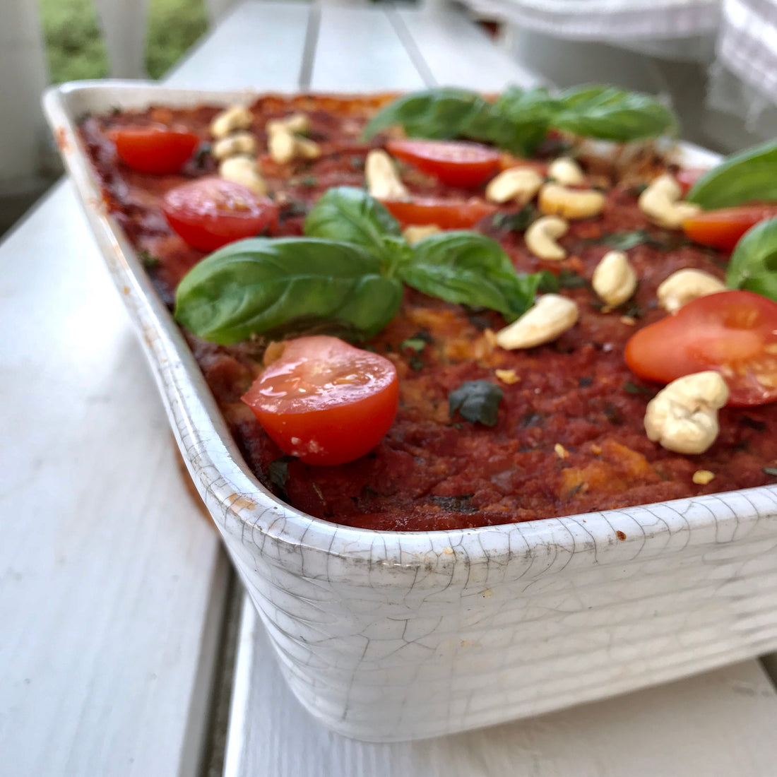 VEGAN CASHEW-BASIL ZUCCHINI LASAGNA | Camilla Akerberg